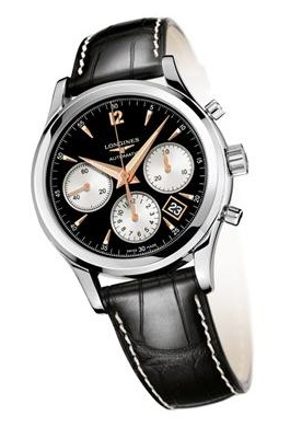 L27504960 H ritage Longines Column Wheel Chronograph Bijouterie