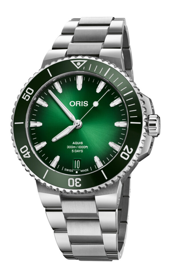 01 400 7790 4157-07 8 23 02PEB ORIS AQUIS DATE CALIBRE 400