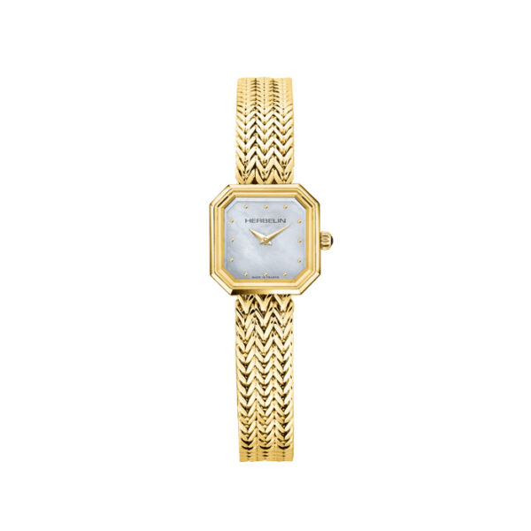 17436BP19 HERBELIN Octogone montre femme carrée