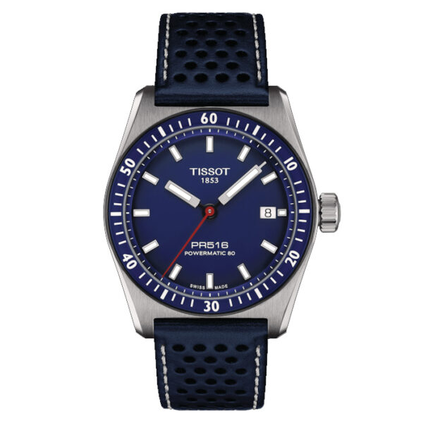 T1494071604100 TISSOT  PR516 Powermatic 80 cadran bleu